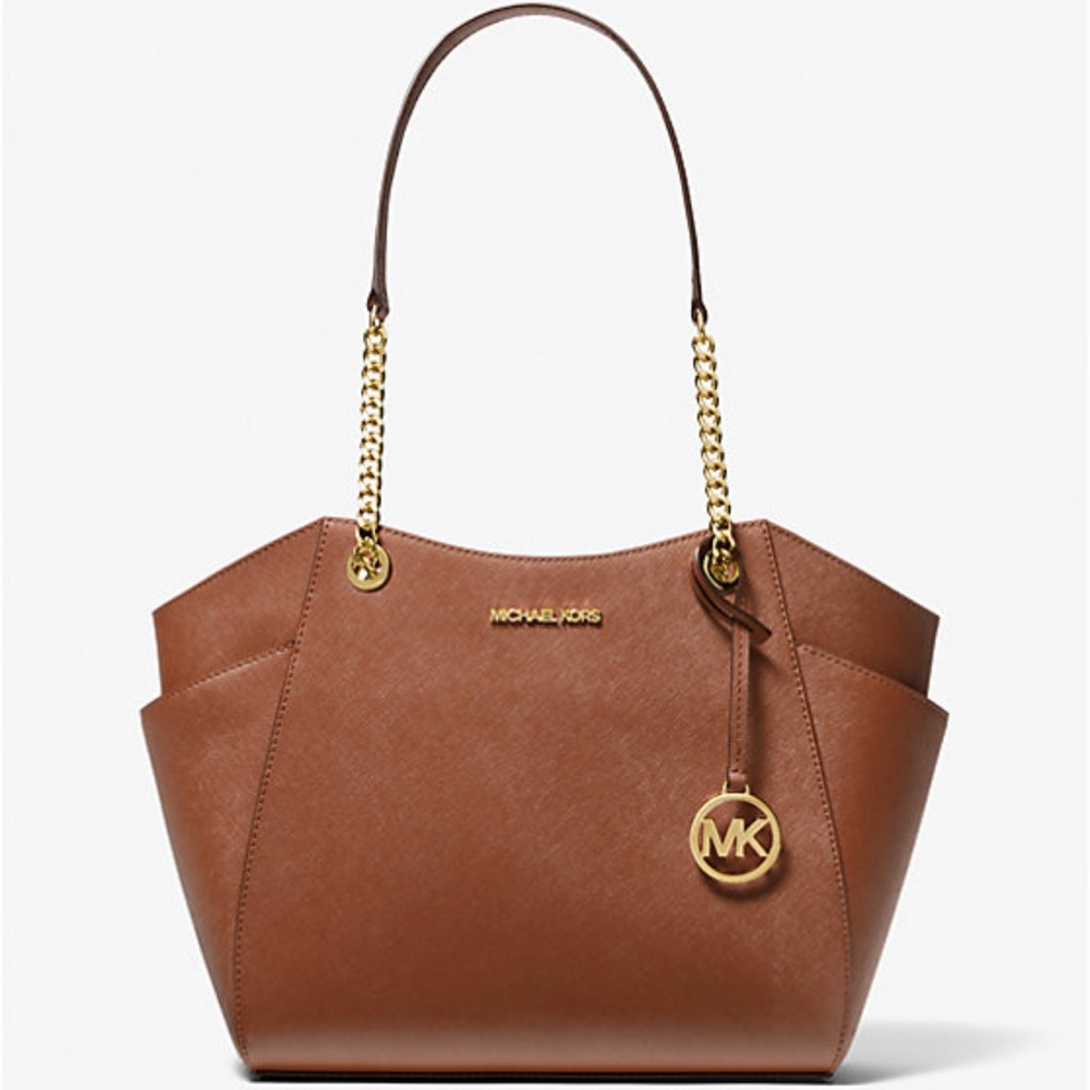 Michael Kors Jet Set Large Saffiano Leather Shoulder Bag